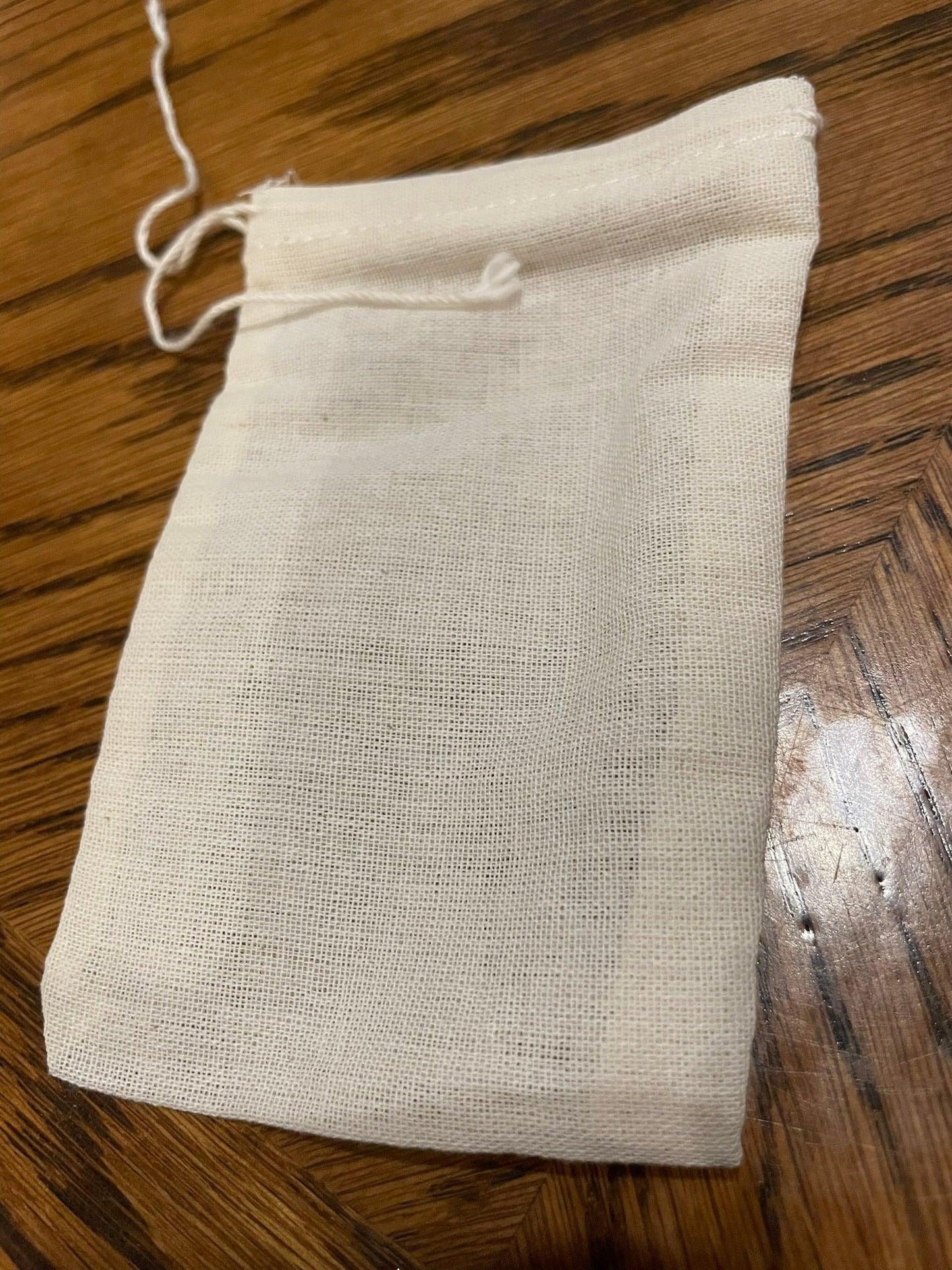 1 Cotton Tea Bag 3" x 5"